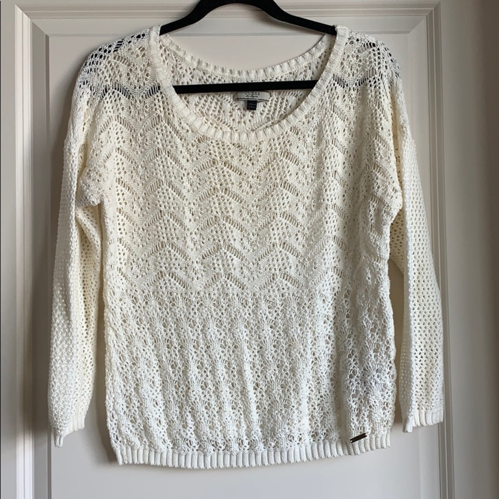 Guess Brand Cream Sweater